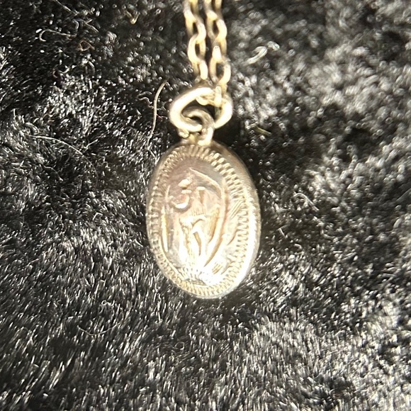 Antique Sterling Necklace ~ Child's Size - Picture 8 of 8